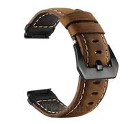 LOPAKACTAG Cinturino Quickfit da 26 mm e 22 for Garmin Epix Pro 51 47 for Tactix 8, 7, Fenix 7X, Enduro3, cinturino in pelle, accessori(BrownBlack,22mm Fenix 8 47mm)