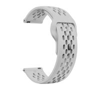 LOPAKACTAG Cinturino sportivo in silicone for Amazfit Active/Active 2 for bracciale da 20 a 22 mm for Balance 2/Bip 6 5 3 3Pro/GTR4 3/GTS 4 Mini(Light Grey,For 20mm Width)