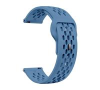 LOPAKACTAG Cinturino sportivo in silicone for Amazfit Active/Active 2 for bracciale da 20 a 22 mm for Balance 2/Bip 6 5 3 3Pro/GTR4 3/GTS 4 Mini(Blue,For 22mm Width)
