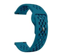 LOPAKACTAG Cinturino sportivo in silicone for Amazfit Active/Active 2 for bracciale da 20 a 22 mm for Balance 2/Bip 6 5 3 3Pro/GTR4 3/GTS 4 Mini(Rock blue,Amazfit Balance 2-1)