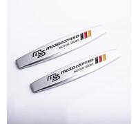 LOPAMCGH Auto Emblema per Mazda 2 3 5 6 Cx7 Cx5 Cx9 Cx-5 Cx3 MX-5 CX30, Emblema Stemma Adesivi, Car Body Sticker, Cofano Anteriore e Posteriore Adesiva per Auto Autovettura Stemmi Auto Accessorio