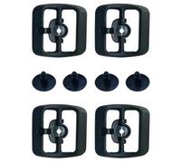 Lopau Fibbia di Ricambio per Sandali Arizona Essentials Slide-On per Uomo e Donna, Nero, Medium