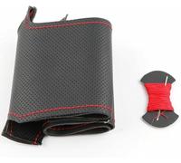 LOPBVXCY Coprivolante Per Auto Nero Cucito A Mano Per Golf 5 Mk5 Passat B6 Jetta 5 Mk5 Tiguan 2007-2011 Fai Da Te Copri Volante