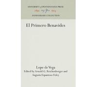 Lope de Vega El Primero Benavides (Copertina rigida) Anniversary Collection