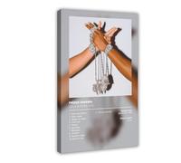 LOPEEY Poster su tela, motivo: Frères Ennemis di Zola & Koba LaD, decorazione artistica da parete per soggiorno, camera da letto, 40 x 60 cm