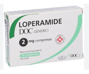 LOPERAMIDE DOC*15CPR 2MG