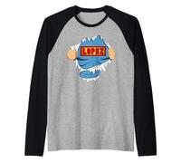 Lopez Cognome Superhero Famiglia Cognome Lopez Maglia con Maniche Raglan