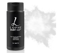 LOPHE Capelli Fibre, Polvere Volumizzante Capelli Unisex, Polvere per Capelli Cheratina per Capelli Fibre per il Diradamento dei Capelli, Nero