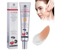 LOPHE CC Cream, CC Crema Alla Centella Asiatica, Trattamento Viso Colorato con Effetto Calmante per Una Carnagione Naturalmente Uniforme, Tutti i Tipi di Pelle, 45ml #DARK-YOUNG VISION