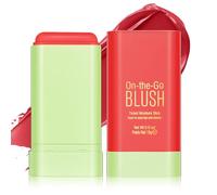 LOPHE Crema Fard Stick Matte Blush, Multi-use Occhi Labbra Guancia (02#) | Texture Cremosa, Multi-use Occhi Labbra e Guancia, Velvet Touch, Lunga Durata, Fard in Stick Sfumabile, Opaco, da Viaggio
