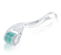 LOPHE Derma Roller, Derma Roller Microneedle 0.5mm Dermoroller, Microaghi Viso Roller Rullo Viso Aghi per Antietà e Smagliature, Micro-Ago Professionale Strumenti di Bellezza(verde)