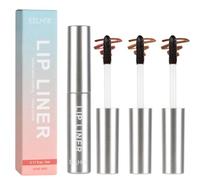 LOPHE Lip Liner, 3PCS Plump Lip Liner Lip Peel Off a Lunga Tenuta, Liner Labbra Tatuaggio per Labbra Rimovibile, Effetto Rimpolpante, No Transfer, Matita Labbra Tattoo