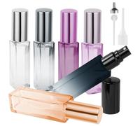 LOPHE Nebulizzatore Profumo, 6 Pz 20 ml Atomizzatore Profumo Bottiglia di Profumo Vuota, Vetro Nebulizzatore Profumo Contenitore Profumo per Viaggiare, Festa, Vita Quotidiana(6 colori)