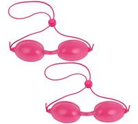 LOPHE Occhiali Di Protezione, 2 Pezzi Occhiali Infrarossi, Occhiali di Sicurezza, per Lampada a Luce Rossa, Lampada Abbronzante, Beauty Clinic, Rosa