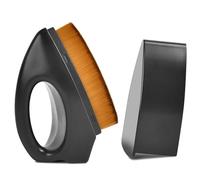 LOPHE Pennello Abbronzante, Spazzola Abbronzante Leggero e Morbido, Pennello per Trucco con Maniglia e Scatola, per Corpo e Gambe Pennello Abbronzante, Crema Viso, Primer, Cosmetici in Crema(Nero)