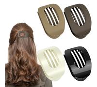 LOPHE Piatti per Capelli da Donna, 4 PCS Clip Piatta per Donna, Opachi, Forte Tenuta, Comode, Mollette Capelli Donna per Sdraiarsi, Guidare, Set A