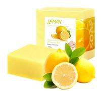 LOPHE Sapone Vegetale Profumato All'limone, Sapone da Doccia Vegano per Tutti i Tipi di Pelle - con Burro di Karité, Olio di Vinaccioli, Olio d'oliva e Limone, per una pelle morbida, 100 g