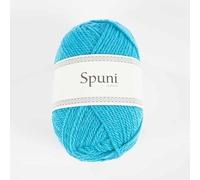 Lopi - Lopi Spuni 7240 Cyan Sea Superlavaggio Merino Lana Durevole Morbido Filato - 1x100g