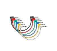 lopituwe 6 pezzi Cavo per pedale effetto Studio Cavi per basso elettrico Strumento musicale Filo di ricambio per riparazione Accessorio in metallo, 15 cm