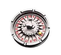 lopituwe Gioco di dadi roulette portatile compatto Giochi di dadi rotanti Gioco di ruote Divertiti sempre e ovunque Oggetti di scena per l'intrattenimento a casa e in viaggio