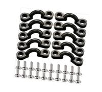 lopituwe Kit di occhielli per kayak, resistenti anelli elastici in nylon per il ponte, con viti in acciaio inossidabile, grado di resistere a forti forze trazione anche sotto pressione. Previene