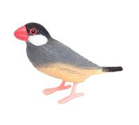 lopituwe Mini statuette di animali, giocattoli educativi e di apprendimento, giocattoli simulazione per uccelli, decorazioni per torte realistiche, decorazioni da giardino,