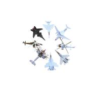 lopituwe Modello di aereo fai-da-te Regalo di raccolta commemorativa Modello elegante Display sorprendente per la decorazione dell'home office Coffee Hall Fighter Aircraft Display Puzzle da collezione