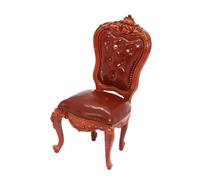 lopituwe Modello di sedia in miniatura in Per scala 1/12, adatta alla casetta dei bambini, consentendo scenari creativi, giardini delle fate, modello di sedia miniatura, casa delle bambole Per scala