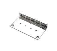 lopituwe Piastra di base per ponte per chitarra Piastra inferiore per chitarra Accessori per strumenti in metallo palmare elaborati Ricambi per bassi universali fai-da-te
