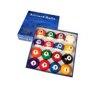 lopituwe Set di 15 Palle da Biliardo numerate in Resina Resistente, Ricambio per Giochi Sportivi e ricreativi. I Numeri Sono visibili su Ogni Palla, creando Un Effetto visivo Che