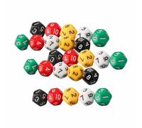 lopituwe Set di dadi poliedrici in acrilico, materiale didattico per attività in avventure di giochi ruolo, adatto a una varietà giochi. Dadi per ruolo che utilizzano precisi