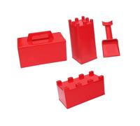 lopituwe Set di Giocattoli per la Sabbia da Spiaggia, per l'inverno e L'Estate, Include stampi per Costruire per Castelli di Sabbia e Neve. Set Giocattoli per la Neve e per Bambini, sabbiera da