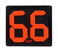 lopituwe Tabellone segnapunti elettronico Portatile con Display numerico Chiaro, Resistente alle intemperie, per Tutte Le attività Sportive all'aperto, cartellino di Sostituzione