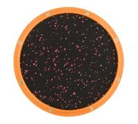 lopituwe Tamburo muto da 12 pollici con durezza di percussione moderata che offre sensibilità e forza elastica per aspiranti batteristi. Tamburo muto silenzioso, pad di, giallo, 12 pollici