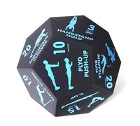 lopituwe Trasforma la tua routine di esercizi con il gioco di dadi per il fitness e porta le tue abitudini di fitness a un livello superiore. Dadi digitali arrotondati a 12 facce PU Parks, blu