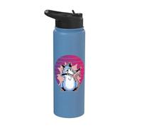 l'opposum dall'aspetto allegro e divertente balla e fa un Stainless Steel Insulated Water Bottle