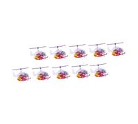 LOPUNER 10 Pezzi Elicottero Giocattolo Molla in Plastica Colorata per Gioco Divertente per Feste e Regali Stimola Coordinazione e Immaginazione Adatto Ragazzi e Ragazze Colore Casuale