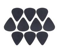 LOPUNER 10 Plettri per Chitarra in Plastica Nero 0,5mm Plettri Heavy per Chitarra Elettrica e Acustica per Sessioni in Studio e Concerti Live