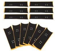 LOPUNER 12 Pezzi Nastro Antiscivolo per Skateboard da Dito, Attrezzatura per Mini Skateboard Adesivo Forte e Impugnatura in Schiuma, Accessori Compatibili per Giocattoli Fingerboard