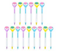 LOPUNER 15 penne antistress: penna a sfera con punta massaggiante per alleviare lo stress - Impugnatura ergonomica, punta media da 0,7 mm, inchiostro nero, ideale come premio per ufficio, scuola e