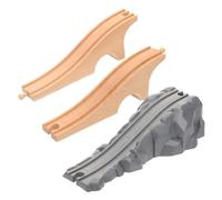 LOPUNER 2 Accessori per Piste Ferroviarie Set Ponte per Treni con Dettagli Realistici e Scenari Coinvolgenti per Sviluppare Creatività e Nei