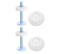 LOPUNER 2 set di protezioni per pareti per cancelli di sicurezza per bambini: viti di fissaggio per aste filettate M10 per cancelli a pressione - adattatore per perno porta per la sicurezza di bambini