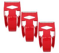 LOPUNER 3 pezzi Dispenser Nastro Imballaggio Piccolo e Portatile Taglierina Nastro da Ufficio e Casa Silenzioso e Robusto per Spedizioni e Pacchi