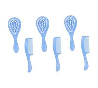 LOPUNER 3sets Pettine Per Ragazzo Ragazza Ragazza Spazzola Per Pulizia Della Testa Dei Ragazzo Spazzola e Pettine Per Bagnetto Dei Leggero e Sicuro