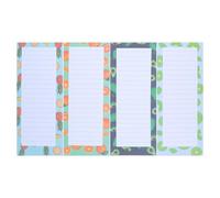 LOPUNER 4 Libri Lista della spesa Blocco note: Blocchetti memo a strappo a tema frutta - Organizzatore per dispensa riutilizzabile - Blocco per la lista delle cose da fare in casa, cucina e ufficio