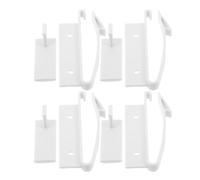 LOPUNER 4 serrature per armadietti a prova di bambino: chiusure di sicurezza per cassetti per bambini - autoadesive invisibili per proteggere i mobili della cucina di casa dai