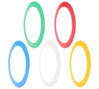 LOPUNER 5 Leggeri per Performance Circensi Attrezzatura Professionale per Giocolieri per Spettacoli e Allenamento Colori Vivaci Verde