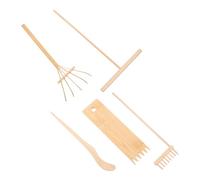 LOPUNER 5 Pezzi Accessori per Strumenti per Creare un Mini Giardino Sabbia Rastrello Spatola Accessori Decorativi per Personale