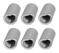 LOPUNER 6pezzi Protezione Angoli Maniglie in Silicone Per Mobili Adesivi Multiuso Per Armadi e Tavoli Paraurti Flessibile Antiurto Grigio Per Ragazzo Ragazza e Sicurezza Casa