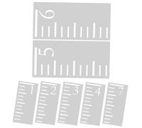 LOPUNER 7pezzi Riga Crescita Ragazzo Ragazza Template Plastica Per Decorazioni Murali Righello Per Misurare Per Progetti Fai Da Te e Decorazioni Rustiche